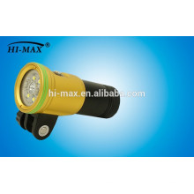 Hi-max patent tauchen fackel xml u2 2400 lumen 140 breite strahl führte tauchen taschenlampe